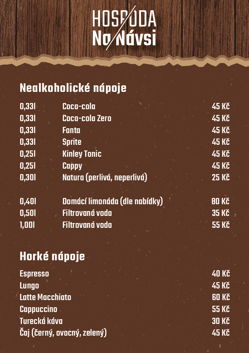 Hospoda Na Návsi nabídka